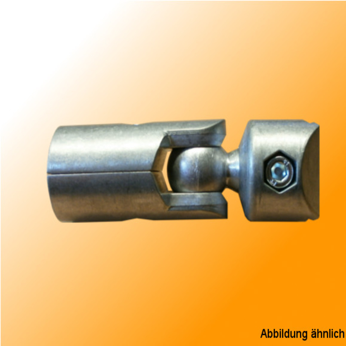 ball-and-socket connector for circular tube 28mm